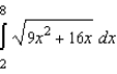 Write the following limit as a definite integral on the interval   where c<sub>i </sub>is any point in the   subinterval.   A)    B)    C)    D)    E)   