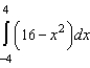 The graph of the function   is given below. Which of the following definite integrals yields the area of the shaded region?   A)    B)    C)    D)    E)   