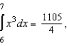 Evaluate the integral.   given,         A)  -156 B)  156 C)  1,016 D)  24 E)  6,630