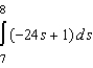 Evaluate the integral.   given,         A)  -180 B)  16 C)  -10169 D)  -11522 E)  -179