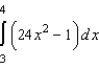 Evaluate the integral.   given,   A)  84 B)  1074 C)  8 D)  1346 E)  295
