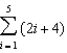 Find the sum given below.   A)  42 B)  44 C)  38 D)  50 E)  40
