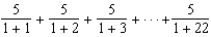 Use sigma notation to write the sum   . A)    B)    C)    D)    E)   