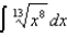 Find the indefinite integral   . A)    B)    C)    D)    E)   