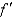 The graph of a function f is is shown below. Sketch the graph of the derivative   .   A)    B)    C)    D)    E)   
