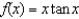 Sketch a graph of the function   over the interval   . A)    B)    C)    D)    E)   