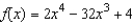 Find all relative extrema of the function   . Use the Second Derivative Test where applicable. A)  relative max:   ; no relative min B)  relative min:   ; no relative max C)  relative min:   ; no relative max D)  relative max:   ; no relative min E)  no relative max or min