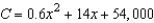 <strong>Suppose a manufacturer has determined that the total cost C of operating a factory is where x is the number of units produced. At what level of production will the average cost per unit be minimized? (The average cost per unit is C/x.)</strong> A) B) C) D) E)