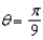 A ball bearing is placed on an inclined plane and begins to roll. The angle of elevation of the plane is   radians. The distance (in meters)  the ball bearing rolls in t seconds is   . Determine the value of   after one second. Round numerical values in your answer to one decimal place. A)    B)    C)    D)    E)   