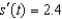 <strong>A ball bearing is placed on an inclined plane and begins to roll. The angle of elevation of the plane is radians. The distance (in meters) the ball bearing rolls in t seconds is . Determine the value of after one second. Round numerical values in your answer to one decimal place.</strong> A) B) C) D) E)