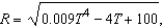 The resistance R of a certain type of resistor is   where R is measured in ohms and the temperature T is measured in degrees Celsius. Use a computer algebra system to find the critical number of the function. Round numerical values in your answer to the nearest whole number. A)    B)    C)    D)    E)   