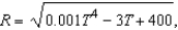 The resistance R of a certain type of resistor is   where R is measured in ohms and the temperature T is measured in degrees Celsius. Use a computer algebra system to find   A)    B)    C)    D)    E)   