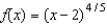 Find the value of the derivative (if it exists)  of   at the indicated extremum.   A)    is undefined. B)    C)    D)    E)   