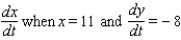 Assume that x and y are both differentiable functions of t. Find   for the equation   . A)    B)    C)    D)    E)   