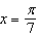 A point is moving along the graph of the function   such that   =   centimeters per second. Find   when   . A)    B)    C)    D)    E)   