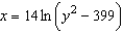 Find   at the point   for the equation   . A)    B)    C)    D)    E)   