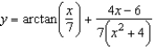 Find the derivative of the function   . A)    B)    C)    D)    E)   