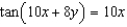 Evaluate   for the equation   at the given point   . Round your answer to two decimal places. A)    B)    C)    D)    E)   