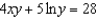 Use implicit differentiation to find   at the point   .   A)    B)    C)    D)    E)   