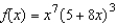 Find the derivative of the function.   A)    B)    C)    D)    E)   