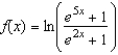 Differentiate the function   . A)    B)    C)    D)    E)   