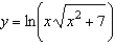 Find the derivative of the function   . A)    B)    C)    D)    E)   