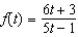 Evaluate the derivative of the function   at the point   . A)    B)    C)    D)    E)   
