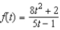 Evaluate the derivative of the function   at the point   . A)    B)    C)    D)    E)   