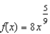 Find the second derivative of the function   . A)    B)    C)    D)    E)   
