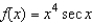 Find the second derivative of the function   . A)    B)    C)    D)    E)   