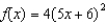 Find the slope of the graph of the function at the given value.   at   A)    B)    C)    D)    E)   
