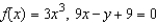 Find an equation of the line that is tangent to the graph of   and parallel to the given line.   A)    B)    C)    and   D)    E)    and  