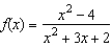 Find the vertical asymptotes (if any)  of the function   . A)    B)    C)    D)    E)   