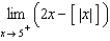 Find the limit (if it exists) . Note that   represents the greatest integer function.   A)    B)    C)    D)    E)   