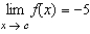 Suppose that   . Find the following limit.   A)  -5 B)  15 C)  -15 D)    E)  3