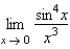 Determine the limit (if it exists) .   A)  1 B)  0 C)    D)    E)   