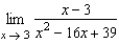 Complete the table and use the result to estimate the limit.       A)  0.525000 B)  0.275000 C)  -0.100000 D)  0.400000 E)  -0.475000