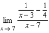 Complete the table and use the result to estimate the limit.       A)  -0.062500 B)  0.067500 C)  -0.192500 D)  0.047500 E)  -0.172500