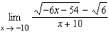 Complete the table and use the result to estimate the limit.       A)  0.974745 B)  -1.099745 C)  -1.224745 D)  1.058078 E)  1.224745