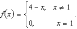 Let   Determine the following limit. (Hint: Use the graph to calculate the limit.)      A)  5 B)  4 C)  3 D)  0 E)  does not exist