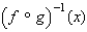 Use the functions   to find the function   . A)    B)    C)    D)    E)   