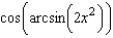 Write the following expression in algebraic form.   A)    B)    C)    D)    E)   