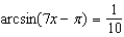 Solve the following equation for   .   A)    B)    C)    D)    E)   