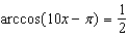 Solve the following equation for   .   A)    B)    C)    D)    E)   