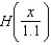 The horsepower H required to overcome wind drag on a certain automobile is approximated by   where x is the speed of the car in miles per hour. Find   . Round the numerical values in your answer to five decimal places. A)    B)    C)    D)    E)   