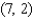 Find an equation of the line that passes through the point   and has the slope m that is undefined. A)    B)    C)    D)    E)   