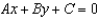 Find the distance between the point   and line   using the formula,   for the distance between the point   and the line   . A)    B)    C)    D)    E)   
