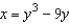 Sketch the graph of the equation:   A)    B)    C)    D)    E)  none of the above