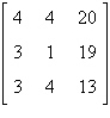 Use the matrix capabilities of a graphing utility to write the matrix in reduced row-echelon form.   A)    B)    C)    D)    E)   