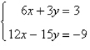 Solve the system of linear equations   using an inverse matrix. A)    B)    C)    D)    E)   